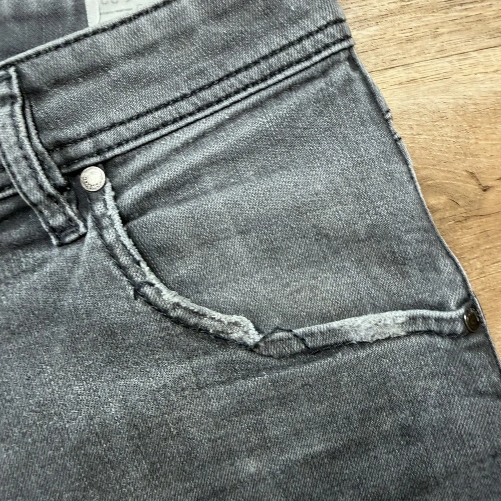 Diesel Krayver‎ Jeans Men 31x32 Gray Slim Carrot Stretch Charcoal Faded 0666Q